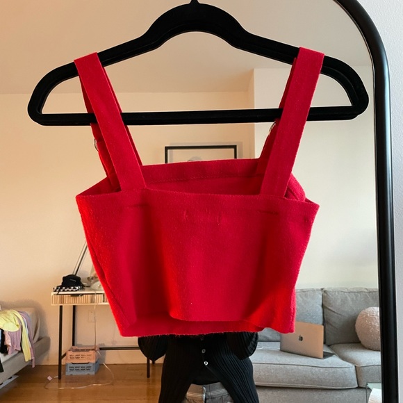 Forever 21 Crop Top Red - Picture 3 of 3